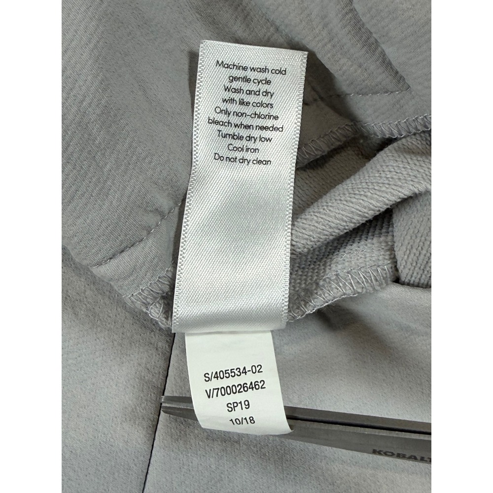Athleta Delancey Skyline Straight Leg Pants Beige High‎ Rise Hem Slit Womens 8 - Picture 10 of 10